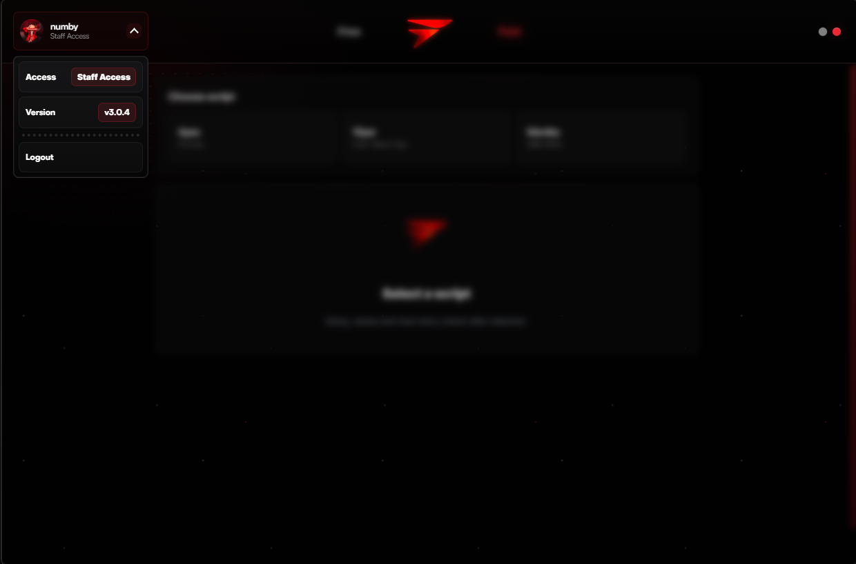 Account & version