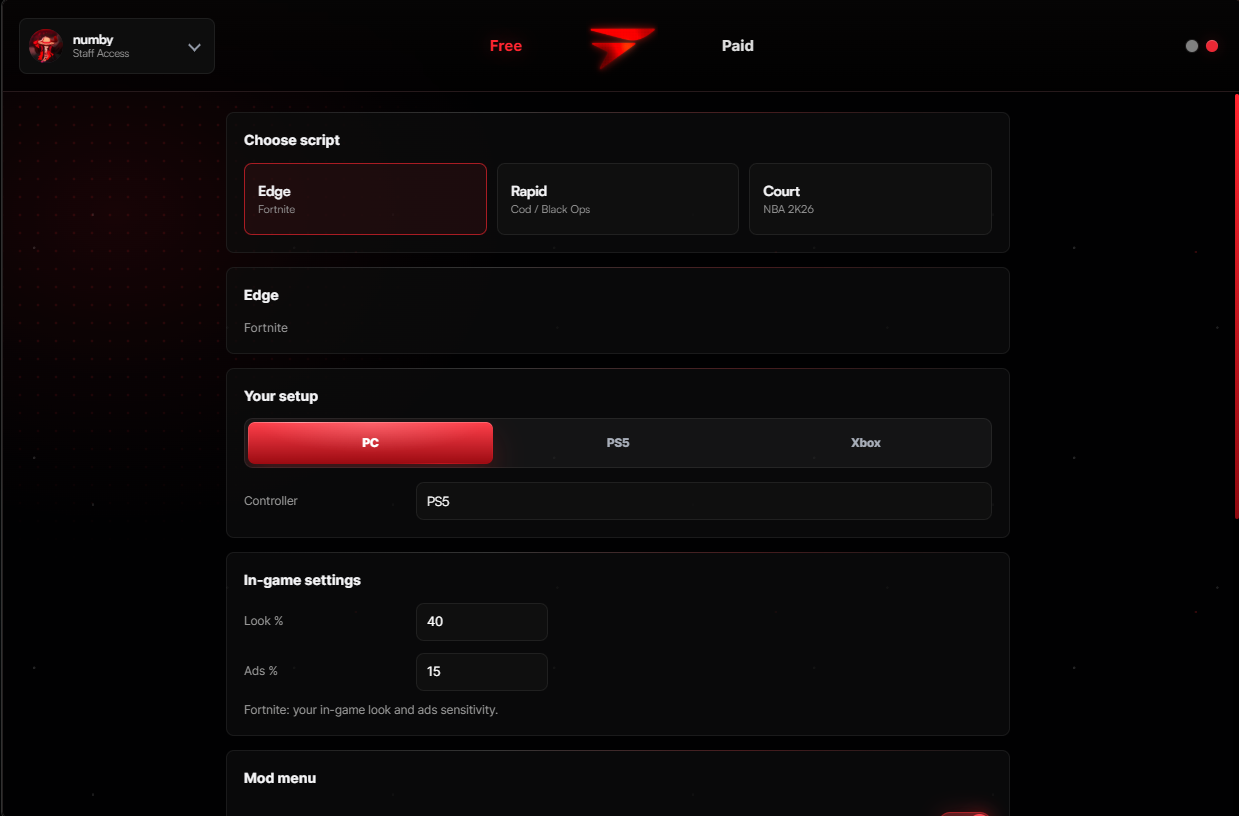 Feroz Optimizer interface